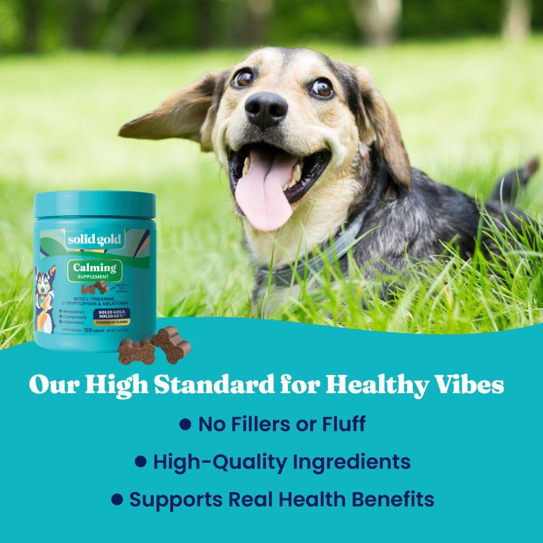 Solid Gold para todas las edades, masticables calmantes para perros