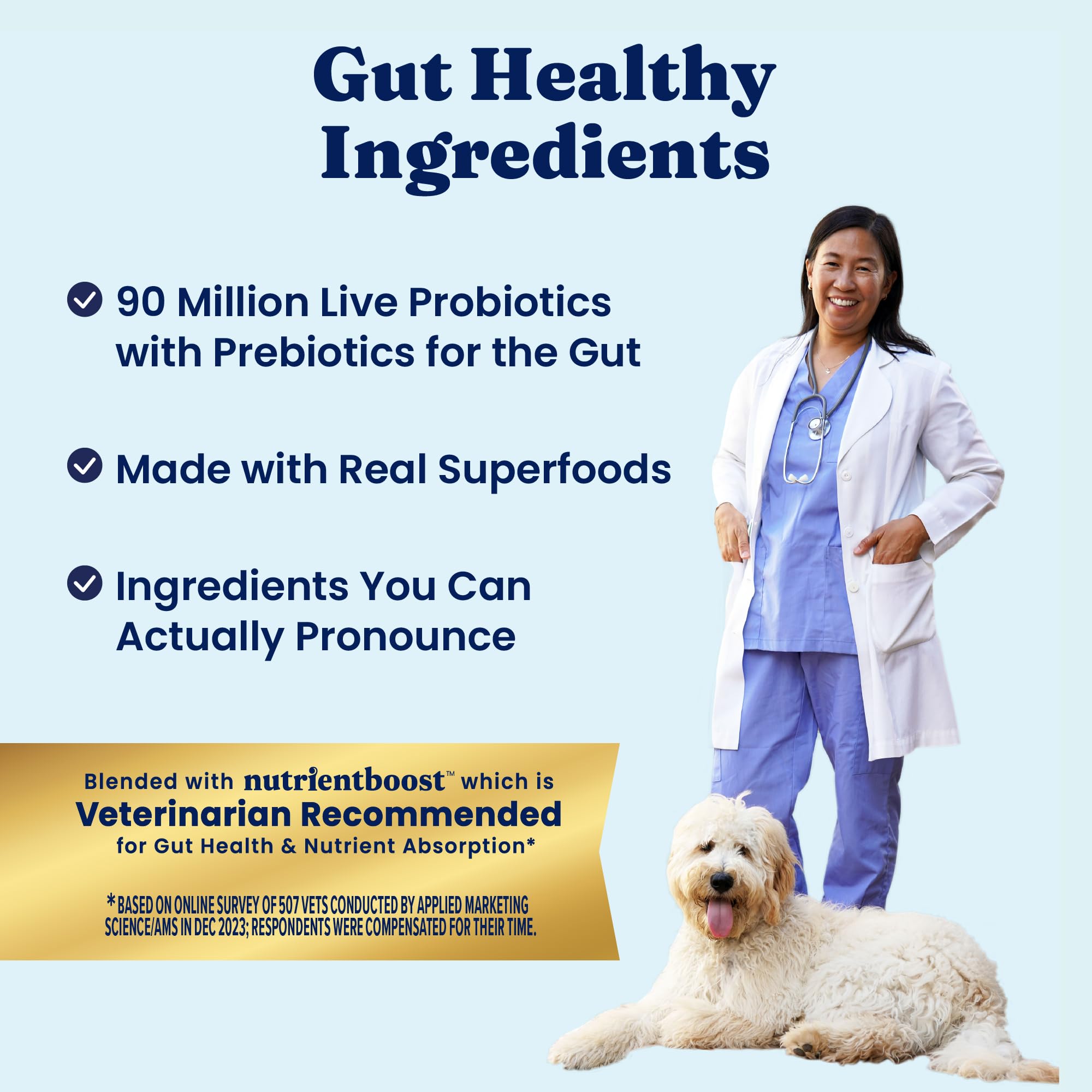 Solid Gold probióticos y prebióticos para digestión y microbiota equilibrada