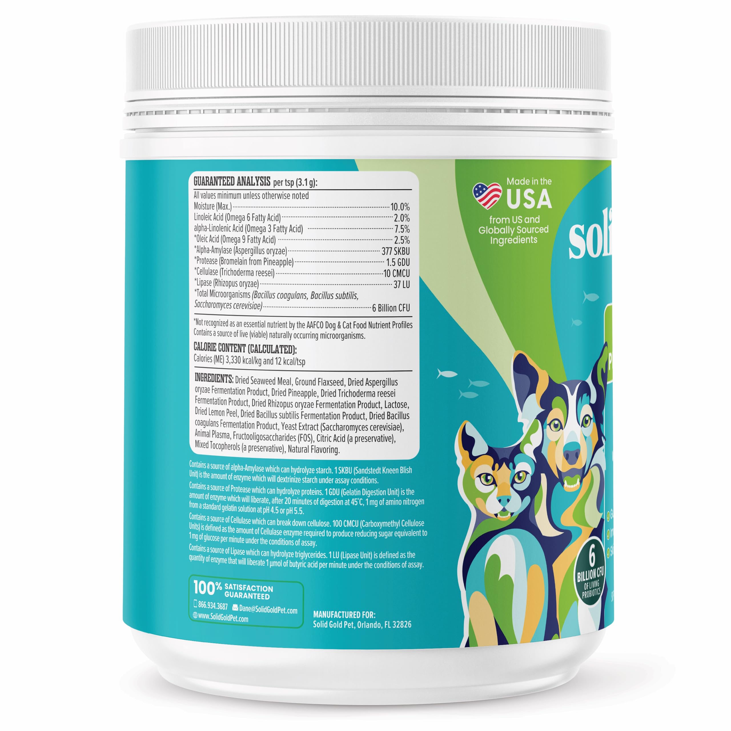 Algas marinas kelp en Solid Gold SeaMeal para nutrientes