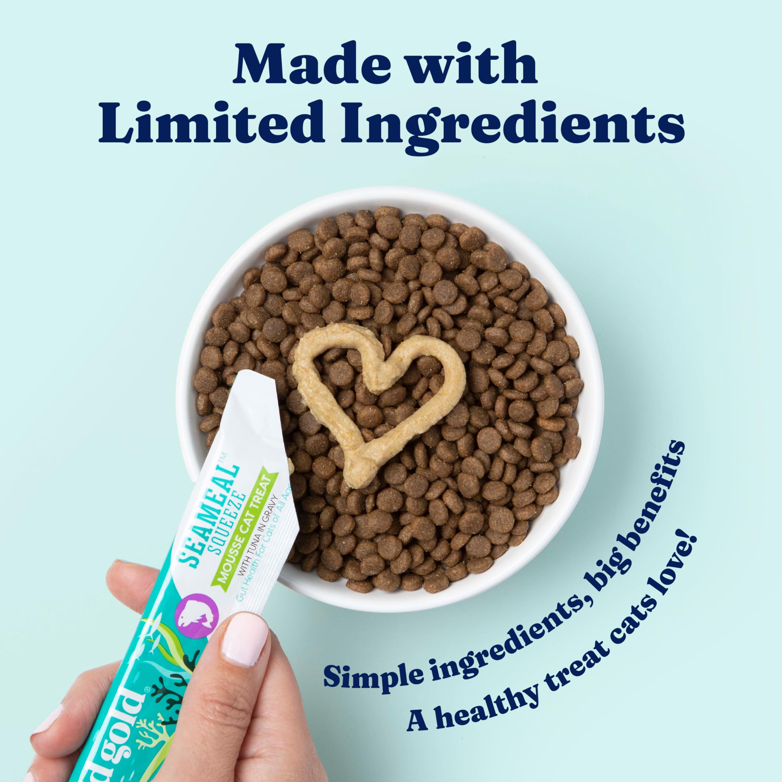 SeaMeal Squeeze con alga marina, fibra para la salud intestinal.