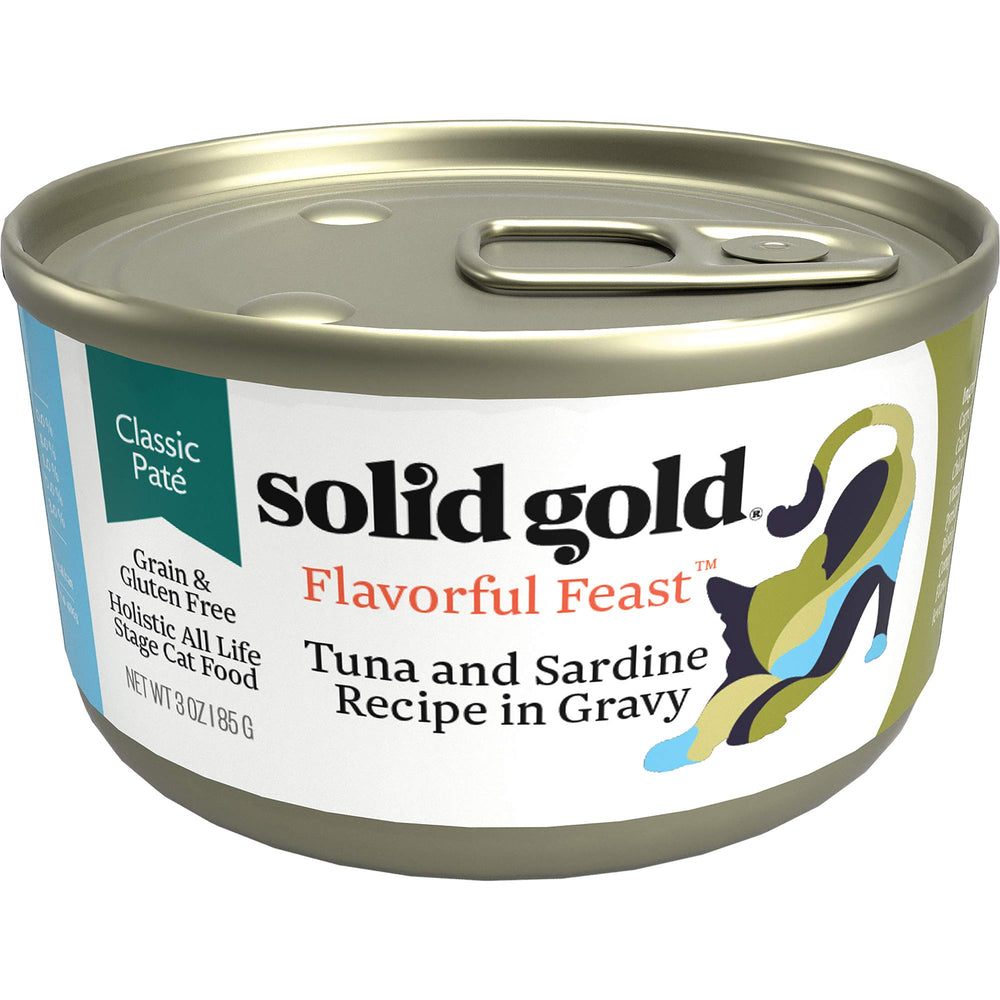 Solid Gold Pate sin cereal para gatos: nutrición completa.
