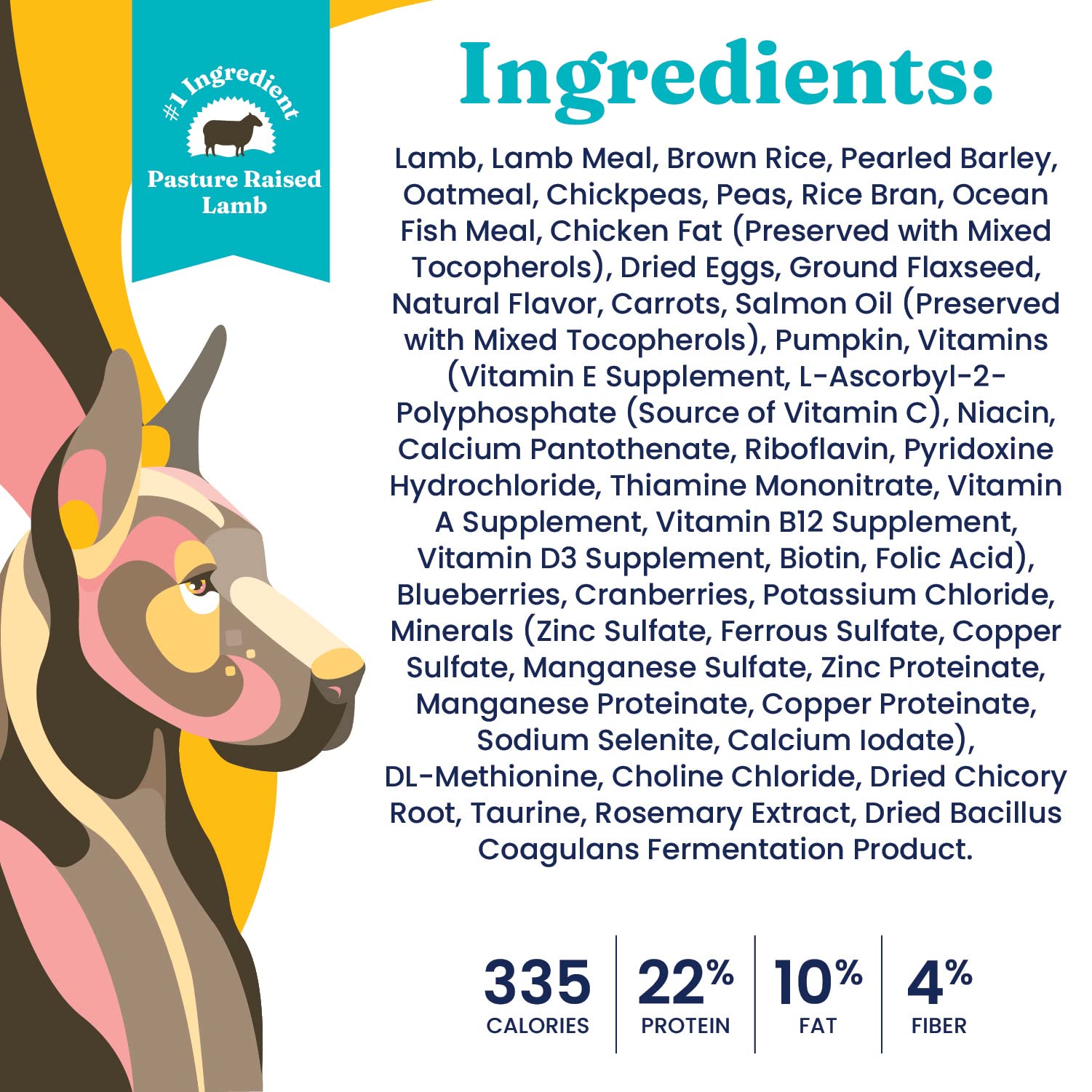 Solid Gold Hund-N-Flocken superalimentos y omega para energía.