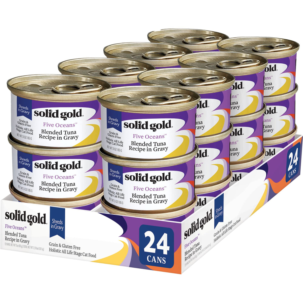 Solid Gold trozos de atún en salsa para gatos, sabor e hidratación