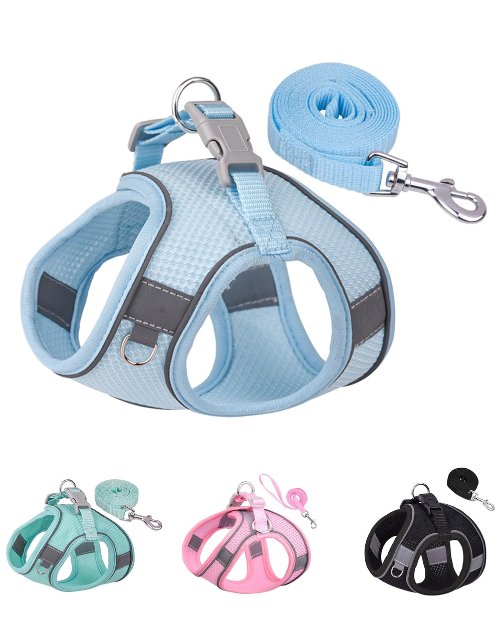 Solmoony arnés de malla para perro pequeño, cómodo y transpirable