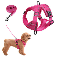 Arnés SOLMOONY para perro con malla suave y ajuste cómodo para paseos diarios.