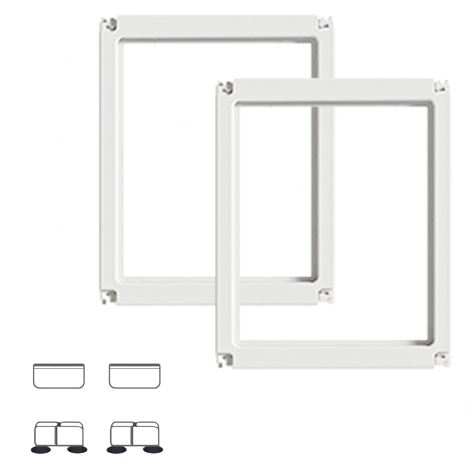 SOLOWINNER cercado para perros acrílico transparente, ideal para interior y supervisión fácil.