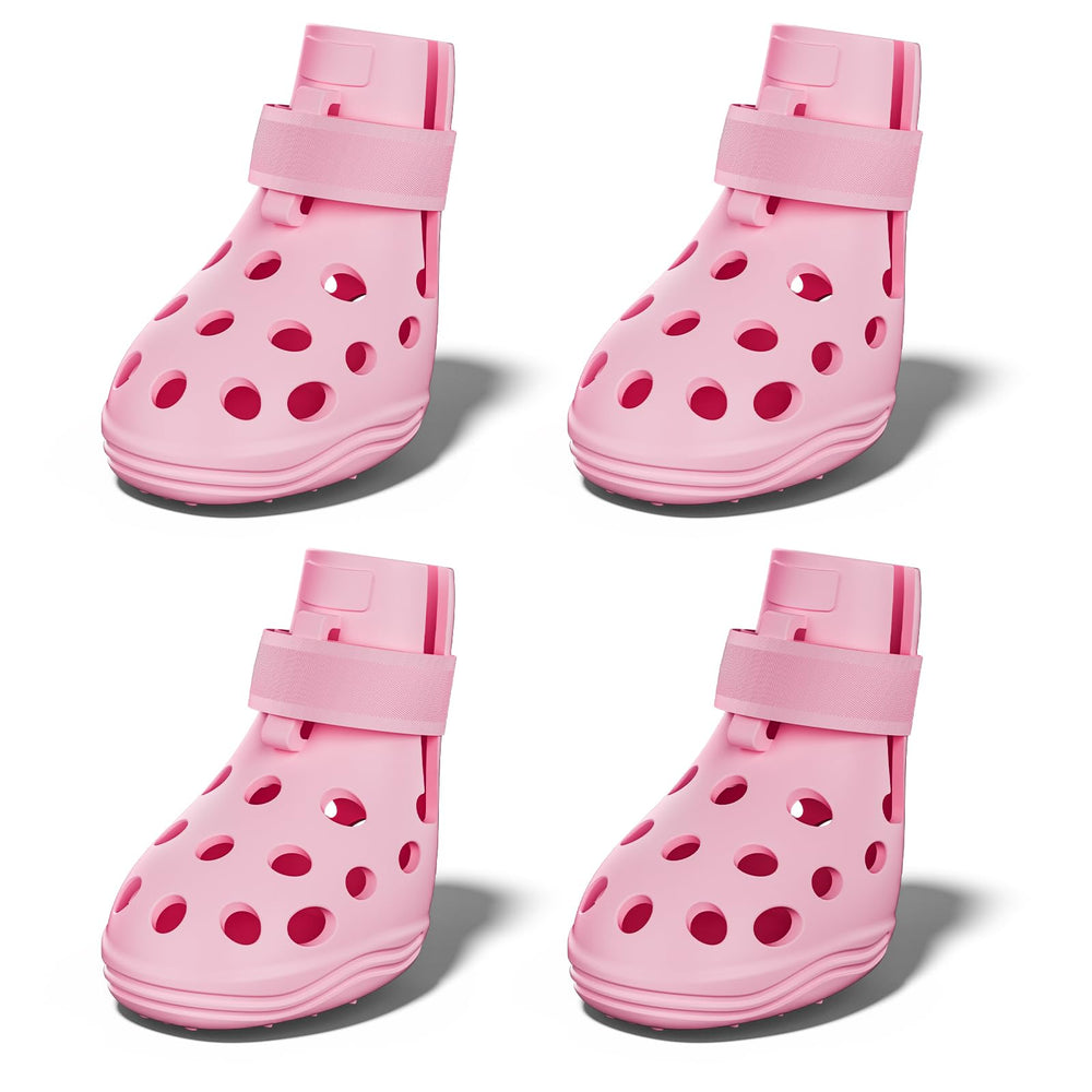 SOLOWINNER zapatos para perros protegen las patas del pavimento caliente.
