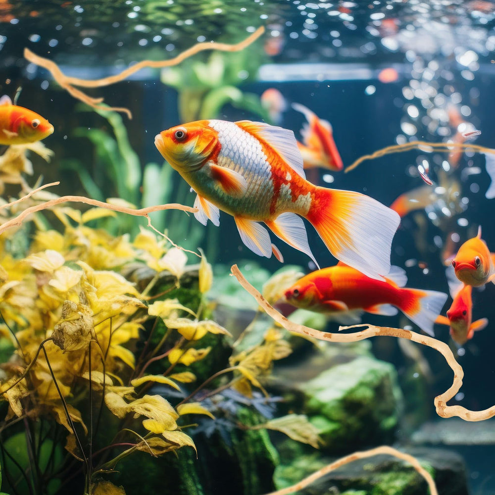 solsew madera deriva refugio para peces y decoración elegante.