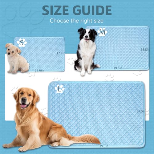 SOMOYA Mat Enfriamiento para Perros - tallas variadas para razas grandes y pequeñas