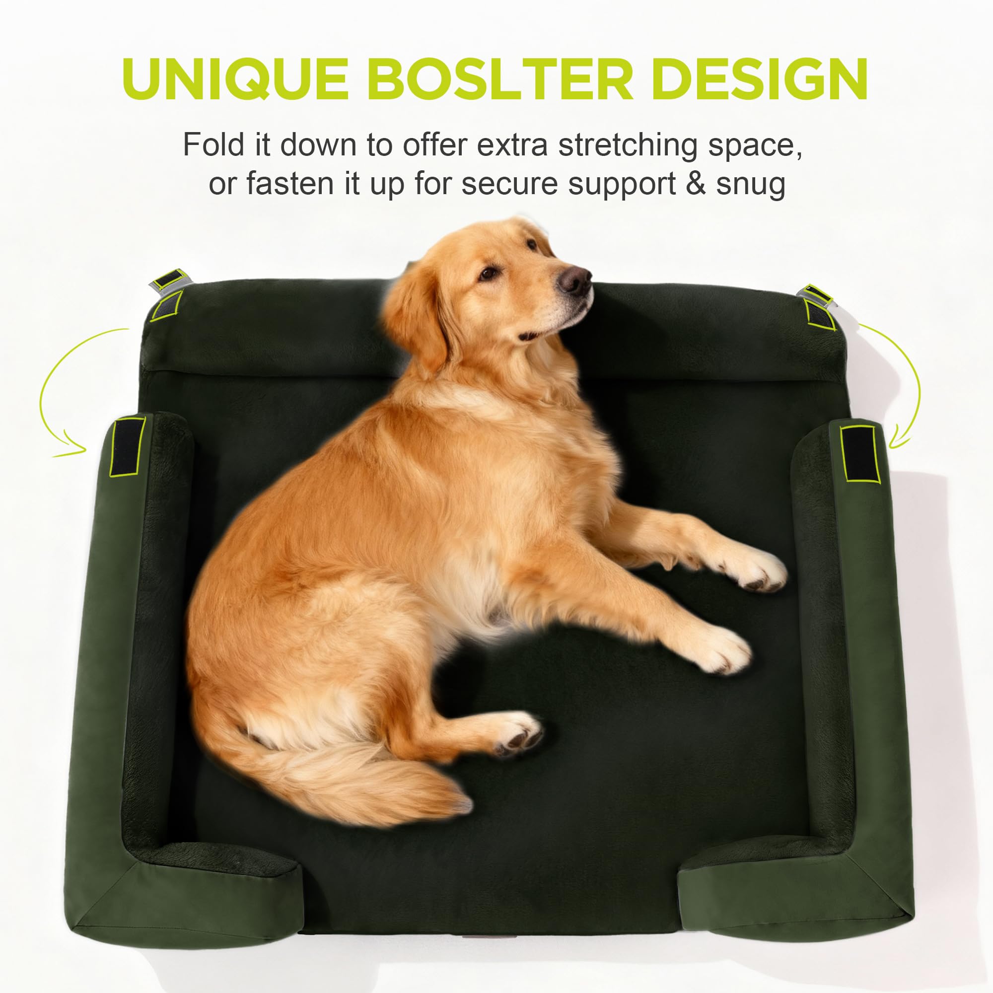 Base antideslizante de Song Puppy mantiene estable la cama.