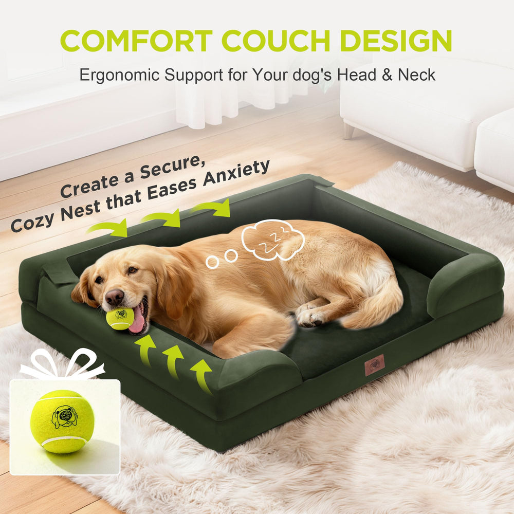 Incluye pelota de tenis de Song Puppy para juego.