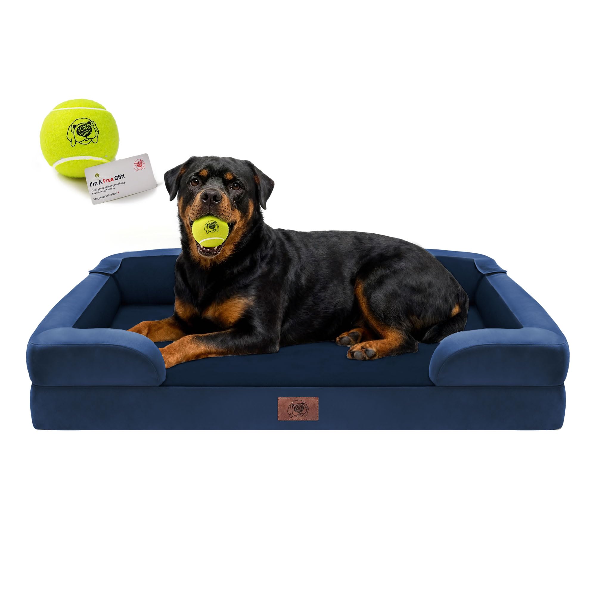 Cama XXL Song Puppy para mascotas senior con acolchado suave