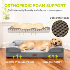 Funda desmontable de Song Puppy facilita la limpieza de la cama para perros.