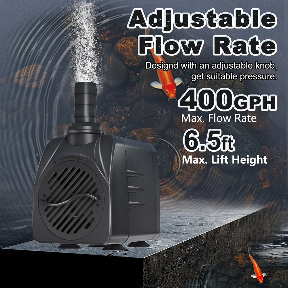 SongLong bomba submersible elevacion 6-5 pies para hidroponía.