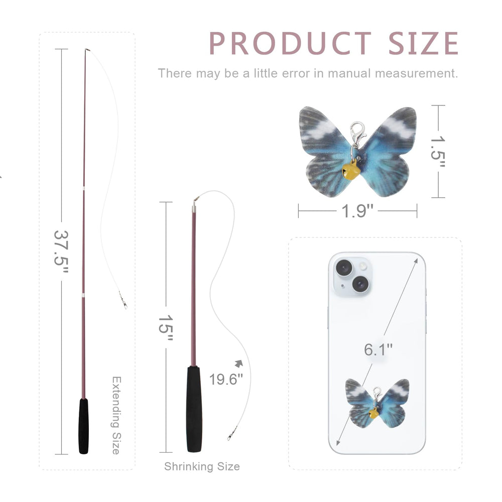 Mariposa repuesto SONGWAY con cascabel, fácil de intercambiar.