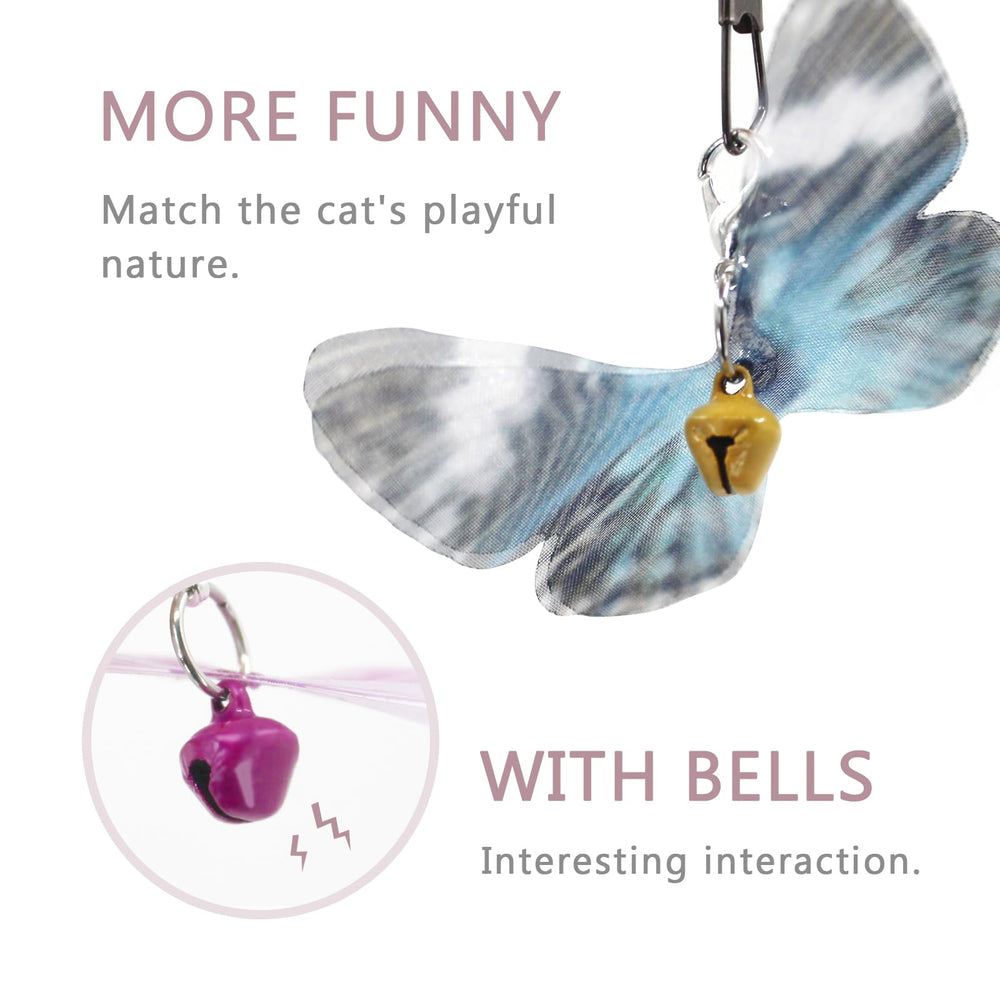 Varita extensible SONGWAY para gatos, juego seguro y cercano.