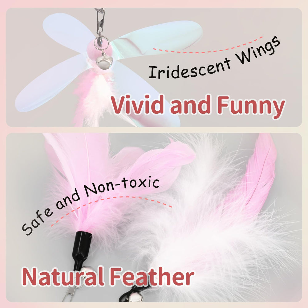 SONGWAY juguete pluma dorada para juego activo en casa