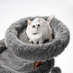 Sopapets Árbol con cama superior para felinos grandes y relajados.