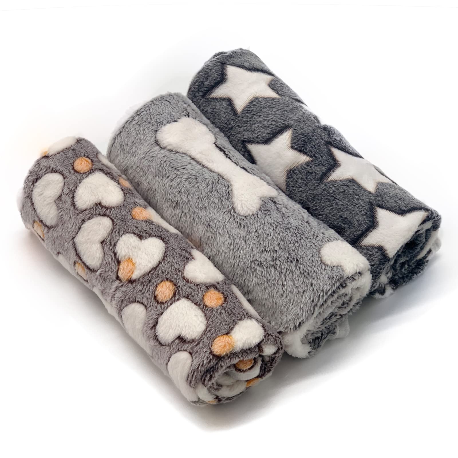 Manta SORKUT para cachorros con estampado estrella, suave y cálida