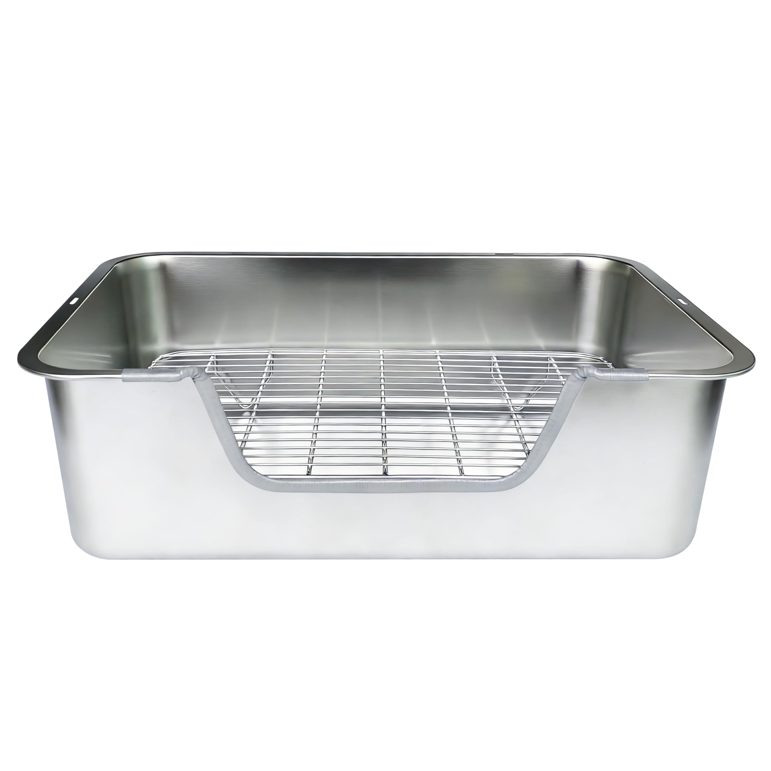 Sorstrem Litter Box XXL, en jaula, mayor estabilidad durante el uso.