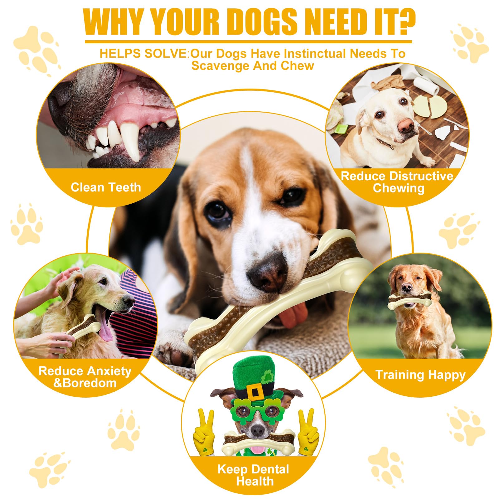 Sosation: juguete masticación durable para perros agresivos.