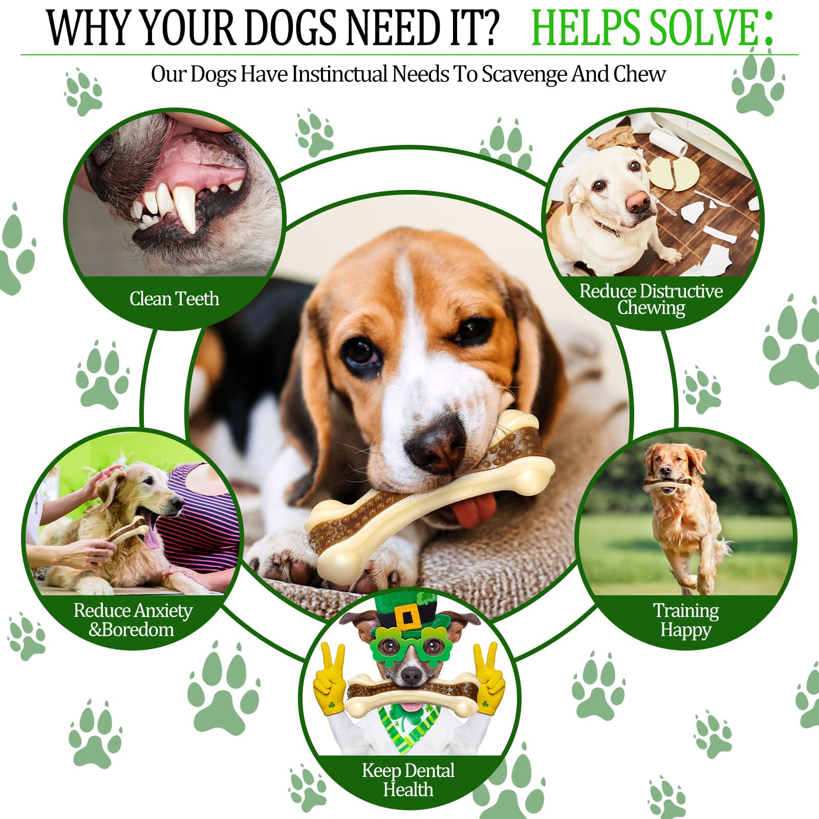 Sosation con sabor a ternera, juguete masticable para perros activos.