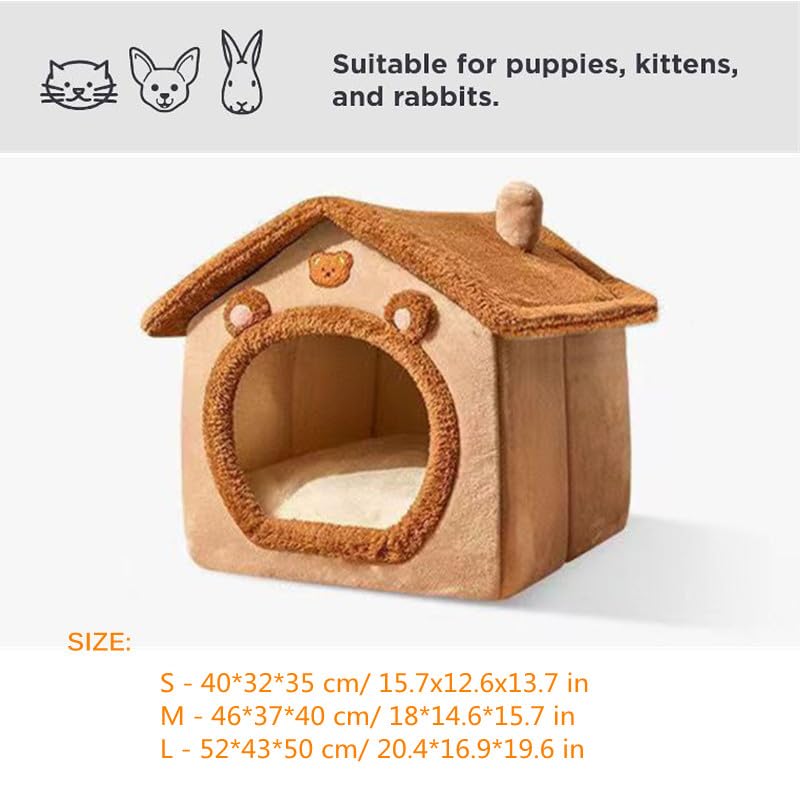 Sothuba cama para gatos de interior, espacio amplio para estirarse.