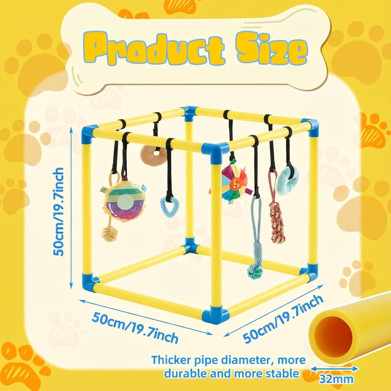 Soulchen cubos de PVC de 50 cm para espacios reducidos