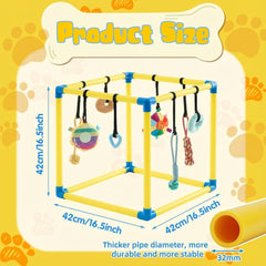 Soulchen Gimnasio con rosquillas de peluche: estimula juego y atención.