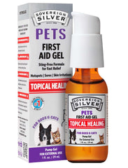 Sovereign Silver Gel para mascotas, aplicación suave en perros y gatos.