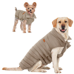 SPACE LION chaqueta acolchada perro-frente: calor ligero para paseos en frío