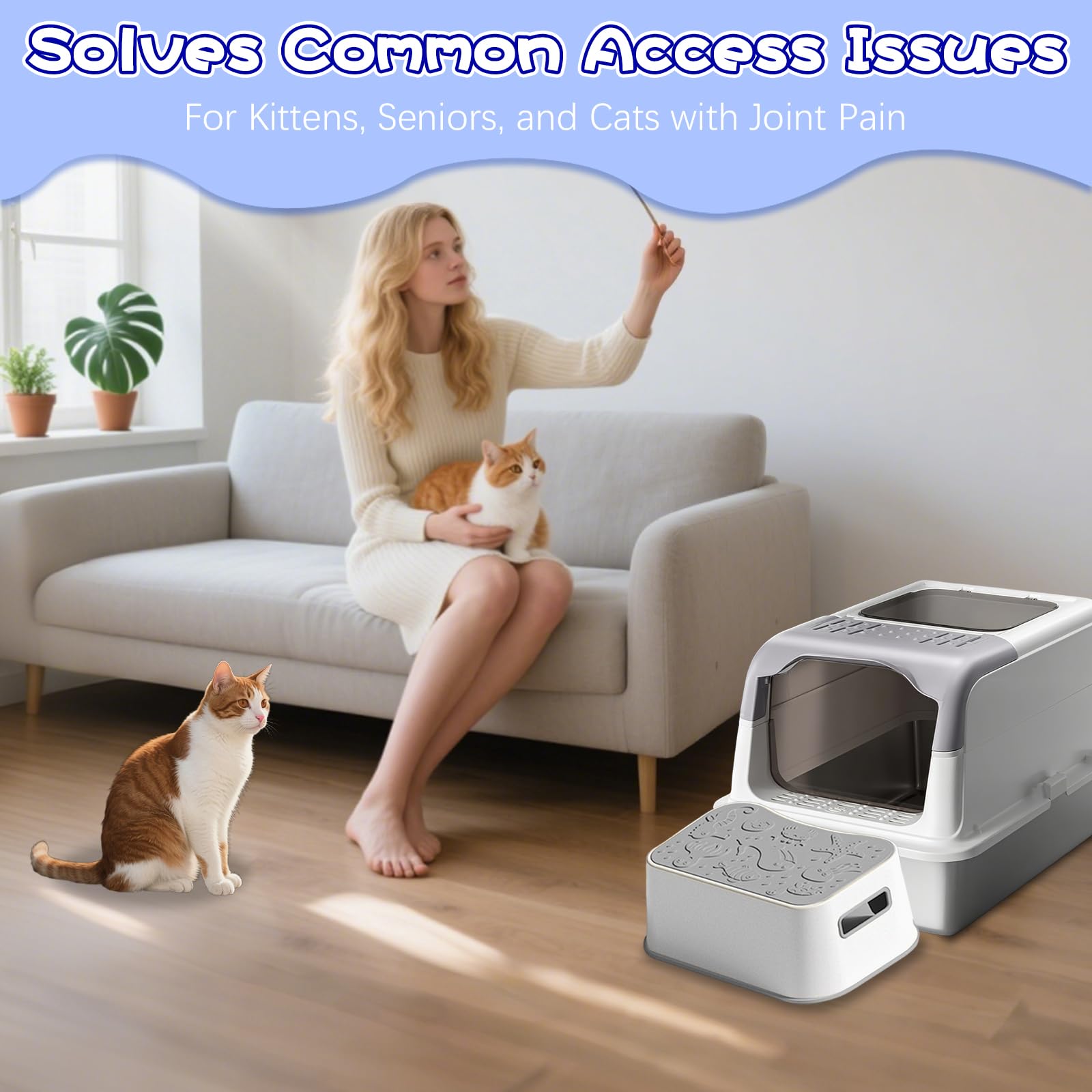 SpaceTime confort para patas sensibles de gatos