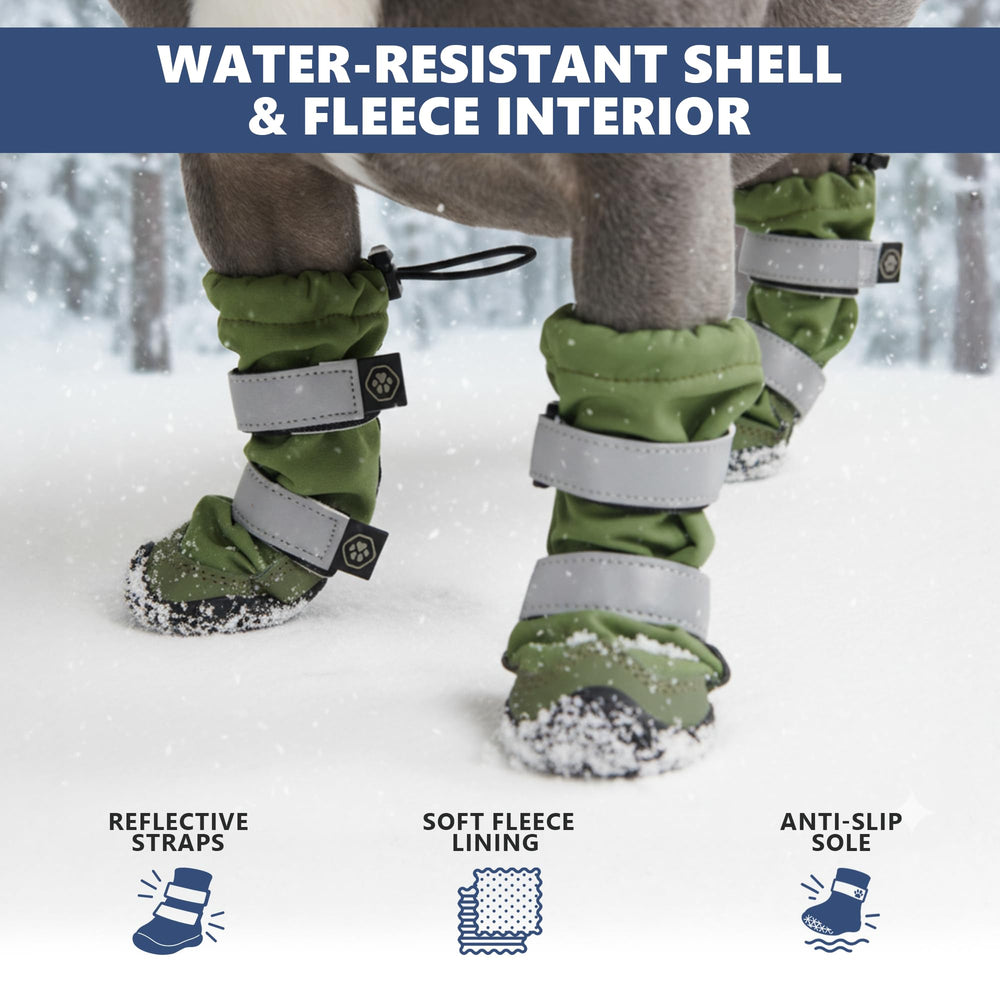 Botas Spark Paws ajuste doble velcro (ajuste-doble-velcro), se ajustan con precisión a cada pata.