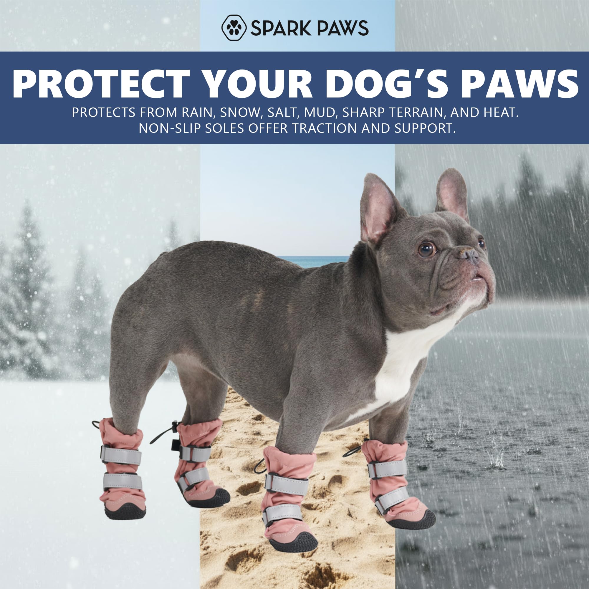 Forro de felpa suave de Spark Paws para comodidad diaria.