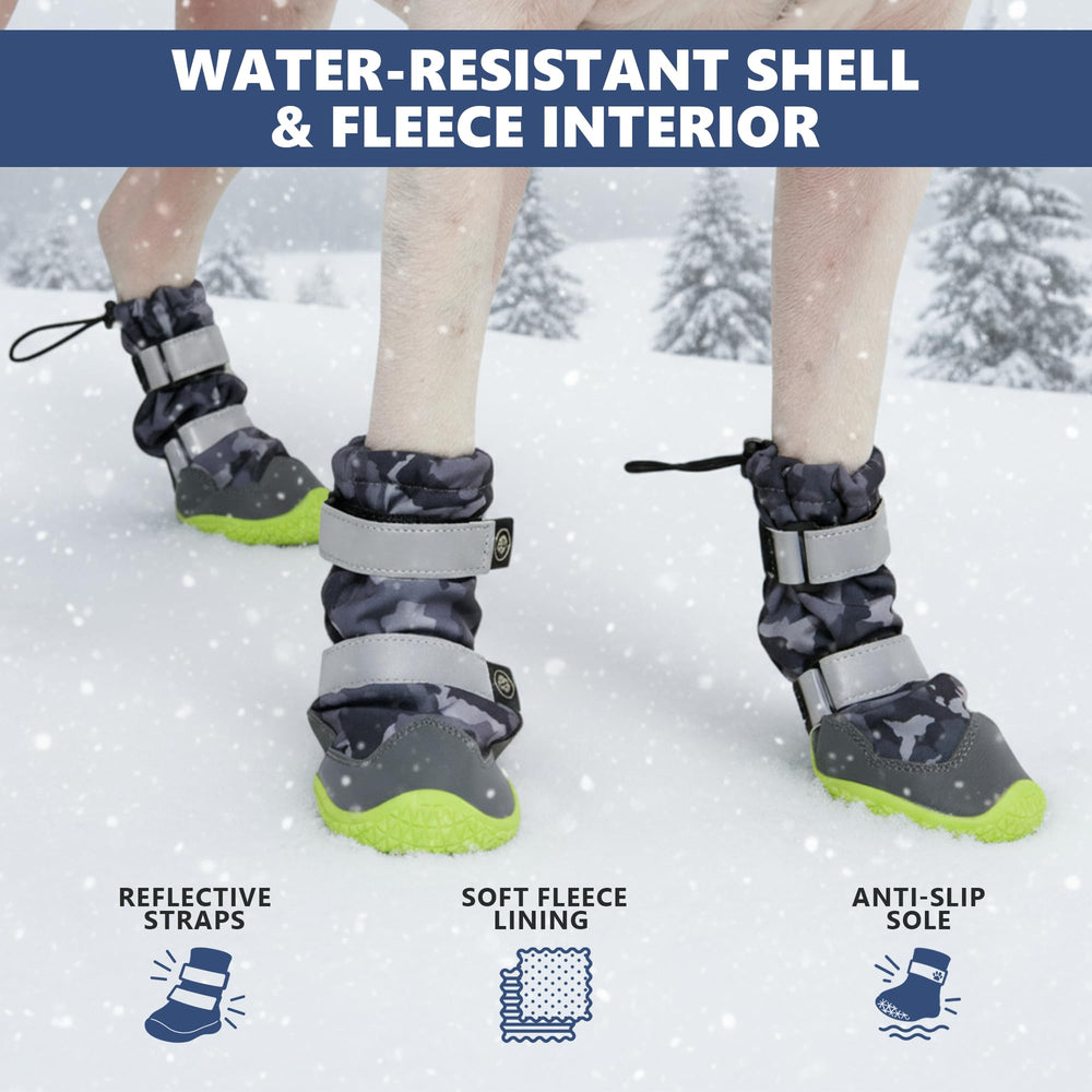 Spark Paws botas con cierre doble de velcro para ajuste seguro
