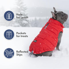 Spark Paws chaqueta invierno interior forro: forro de felpa suave para mayor calidez