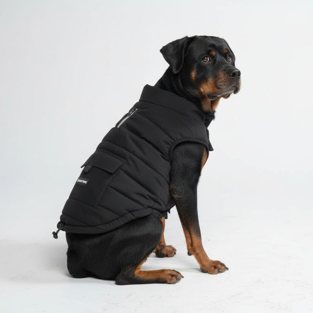 Spark Paws chaqueta invierno para perros, exterior resistente al agua para días lluviosos