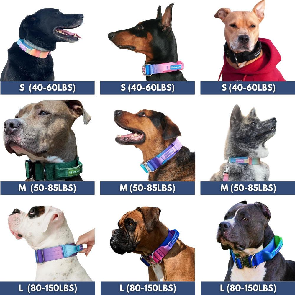 Spark Paws Collar Táctico cierre rápido: colocación fácil y segura