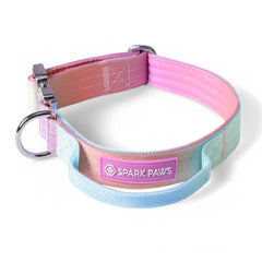 Spark Paws Collar Táctico exterior robusto para perros grandes.