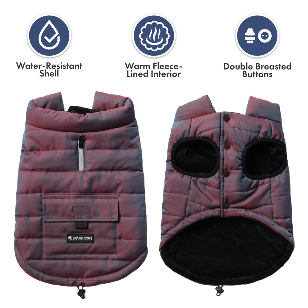 Exterior resistente al agua y viento de Spark Paws cosmico 3XL