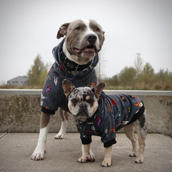 Spark Paws Hoodie Humano tacto sedoso para sentirse suave al usarlo.