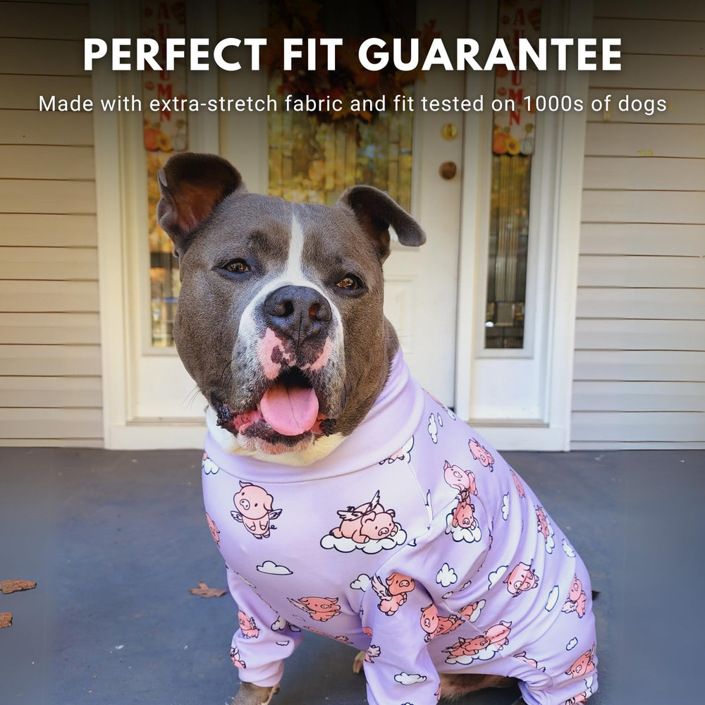 Spark Paws pijama para perro, recorte trasero facilita el baño.