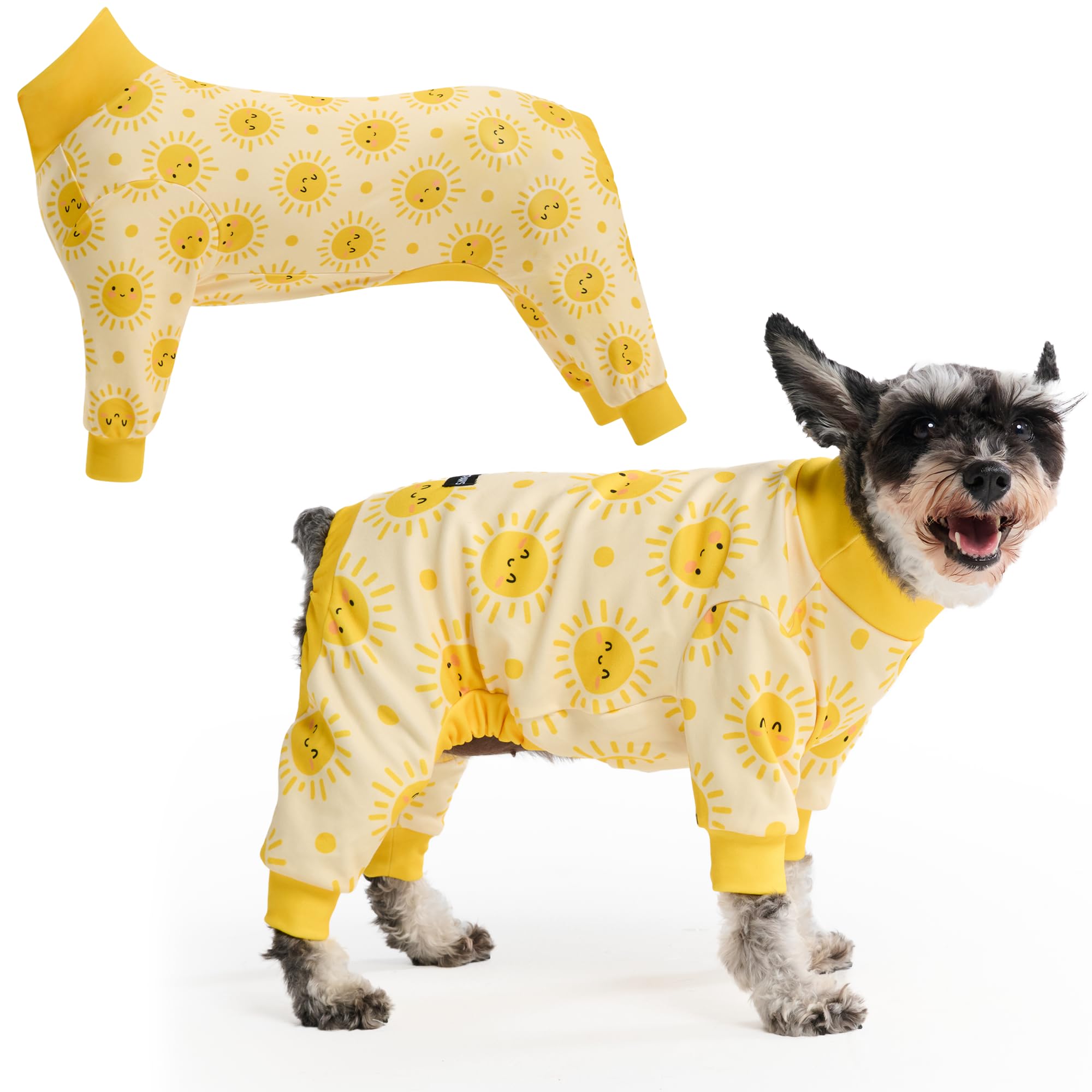 Pijama Spark Paws para perros con tejido 4 vías, comodidad y libertad de movimiento.