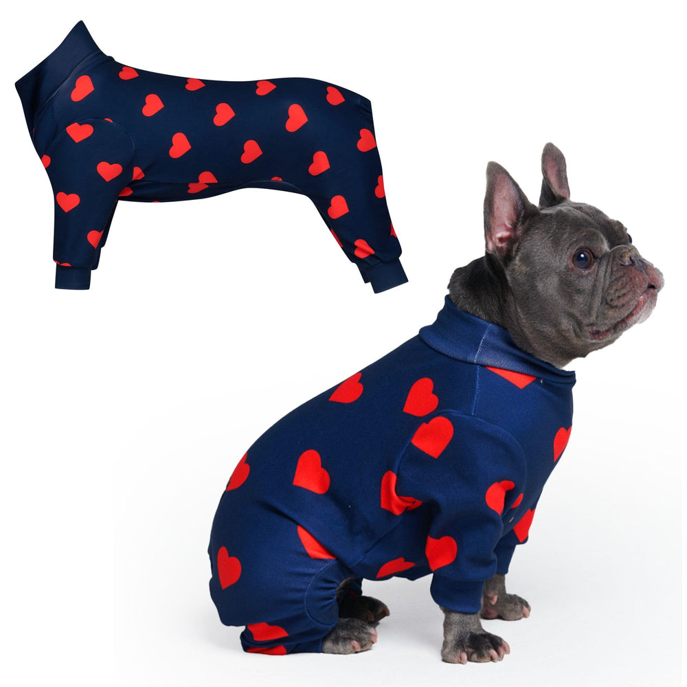 Pijama Spark Paws con diseño de corazón, talla L, comodidad suave