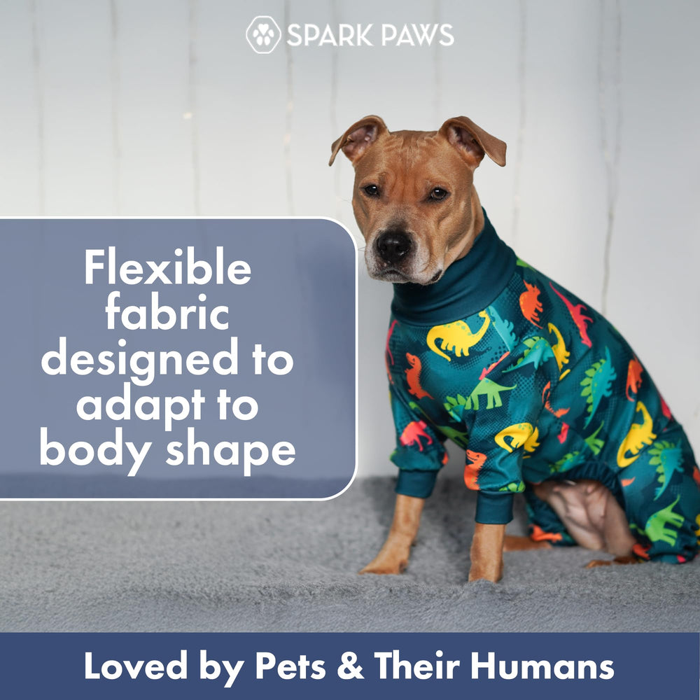 Spark Paws Pijama para perros, uso nocturno sin complicaciones y diseño duradero