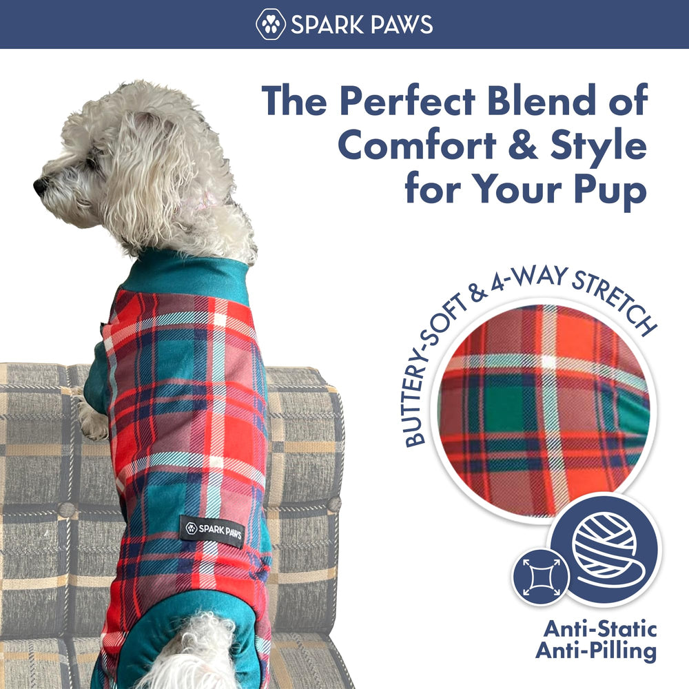 Pijama Spark Paws con corte trasero para facilitar las pausas para pipí.