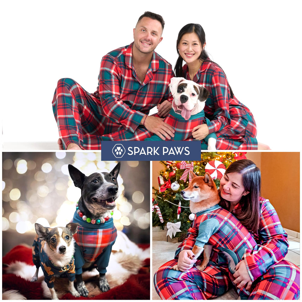 Pijama Spark Paws ideal para noches frías y visitas navideñas.