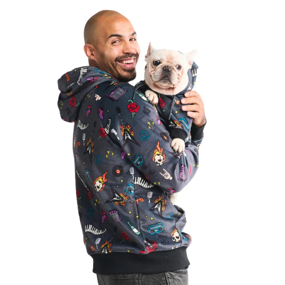 Spark Paws sudadera perro apertura correa: acceso práctico para collar o arnés