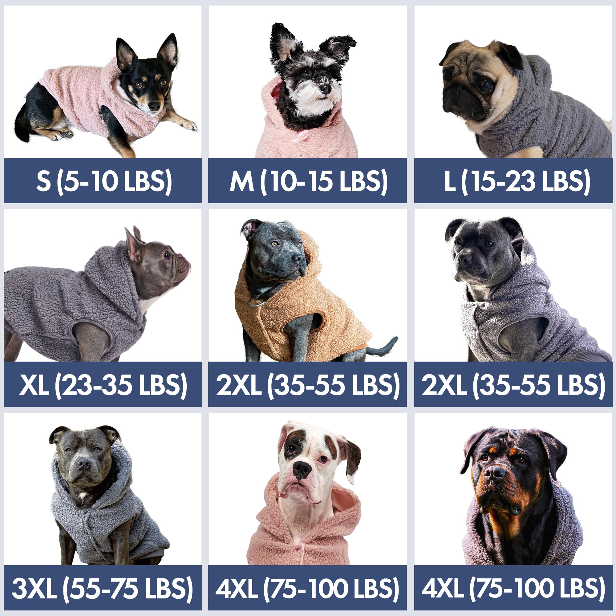 Spark Paws sudadera para perro con doble botonadura, ajuste ideal para razas pequeñas y medianas.
