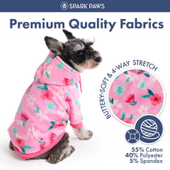 Spark Paws forro polar suave, mantiene al perro abrigado sin volumen.